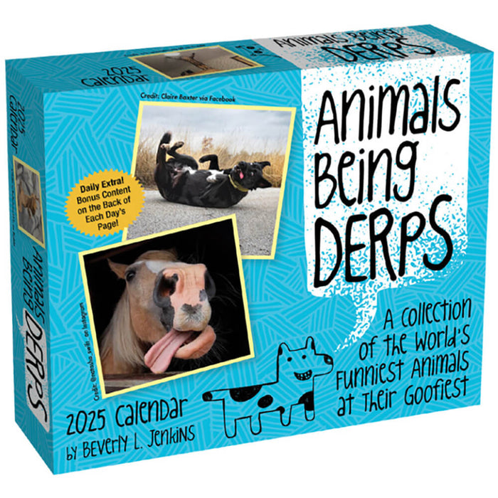 2025 Animals Being Derps Page-A-Day Calendar