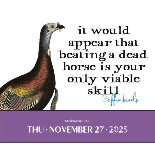 2025 Effin' Birds Page-A-Day Calendar