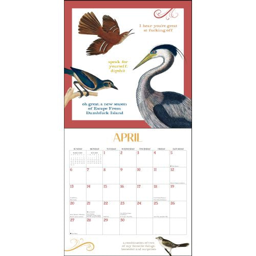 2025 Effin' Birds Wall Calendar