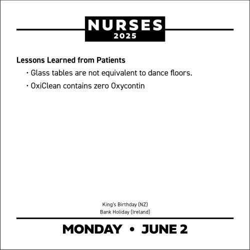 2025 Nurses Page-A-Day Calendar