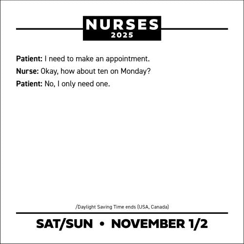 2025 Nurses Page-A-Day Calendar