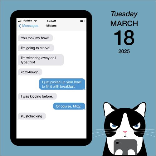 2025 Texts from Mittens the Cat Page-A-Day Calendar