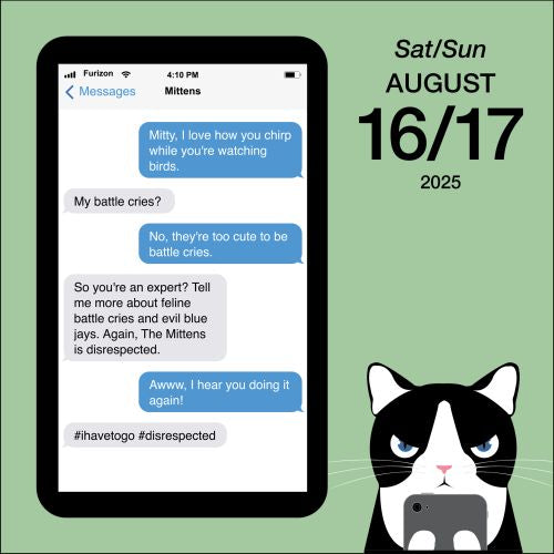 2025 Texts from Mittens the Cat Page-A-Day Calendar