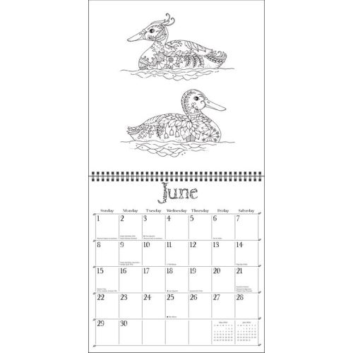 2025 Johanna Basford Coloring Wall Calendar