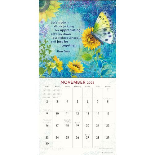 2025 Be Here Now Wall Calendar (Online Exclusive)