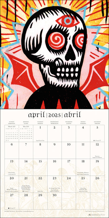 2025 Day of the Dead Wall Calendar