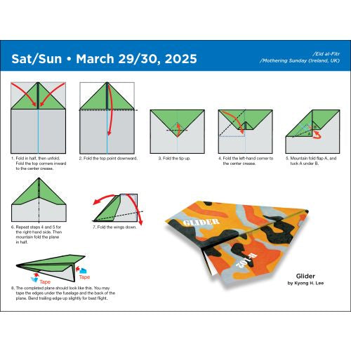 2025 Paper Airplane Page-A-Day Calendar