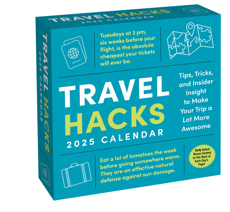 2025 Travel Hacks Page-A-Day Calendar (Online Exclusive)