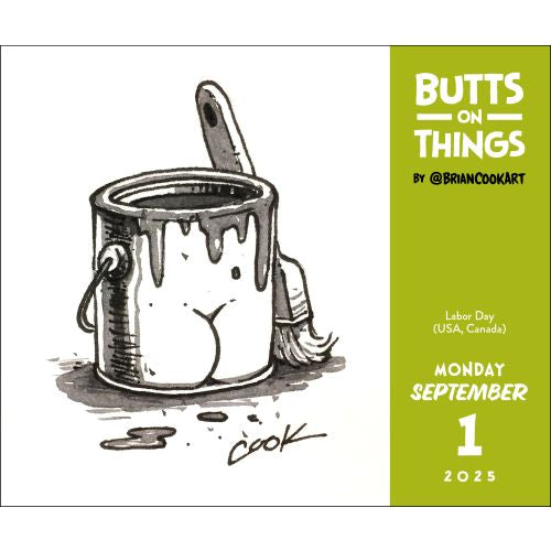 2025 Butts on Things Page-A-Day Calendar