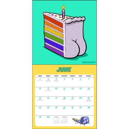 2025 Butts on Things Wall Calendar