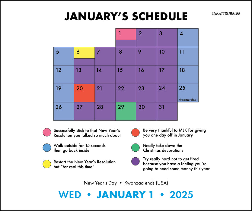 2025 Visual Learner's Guide Page-A-Day Calendar