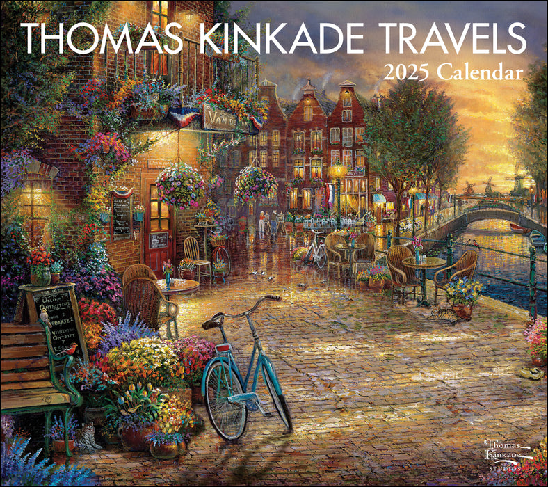 2025 Thomas Kinkade Travels Wall Calendar