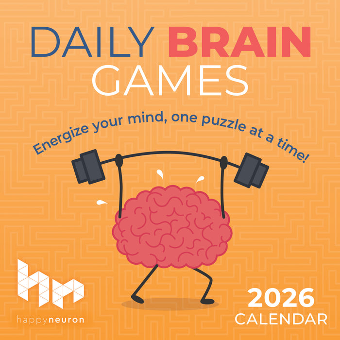 Daily Brain Games 2026 Page-A-Day Calendar