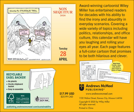 Non Sequitur 2026 Page-A-Day Calendar