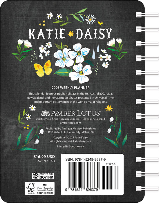 Katie Daisy 2026 Weekly Diary