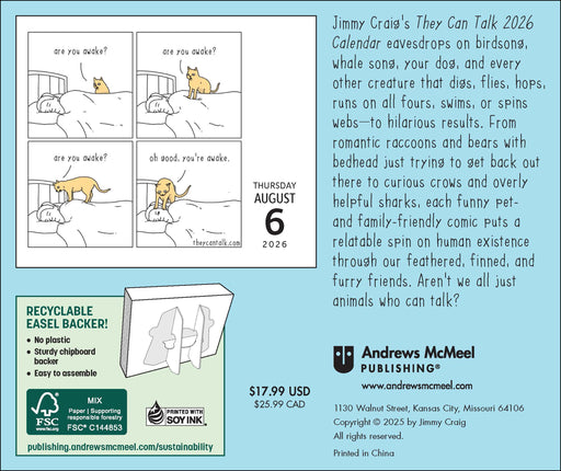 They Can Talk Comics 2026 Page-A-Day Calendar