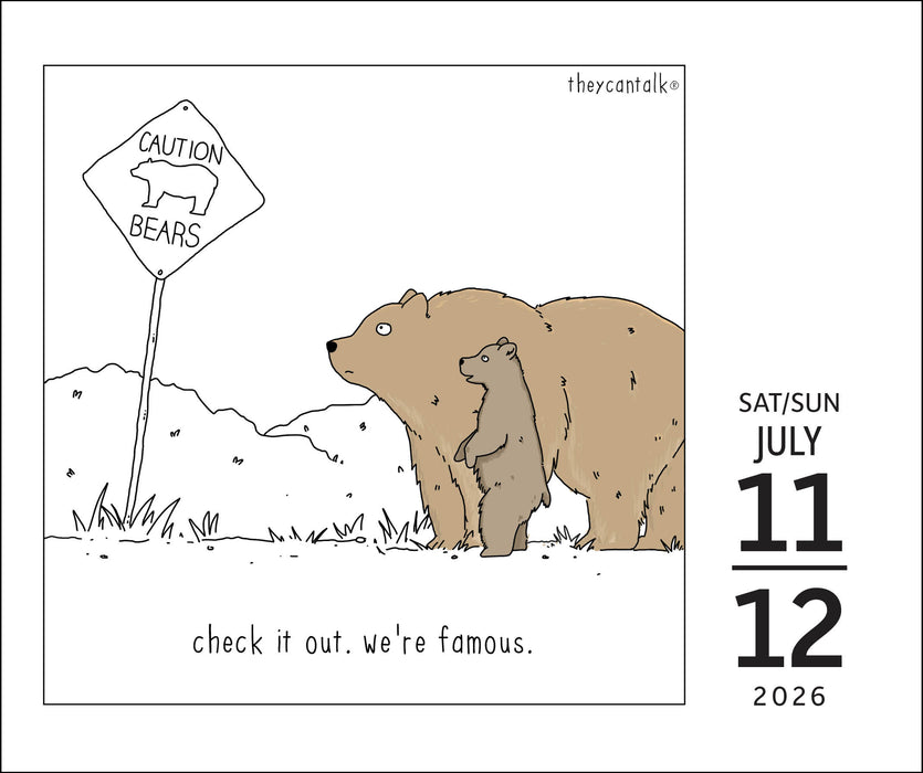 They Can Talk Comics 2026 Page-A-Day Calendar