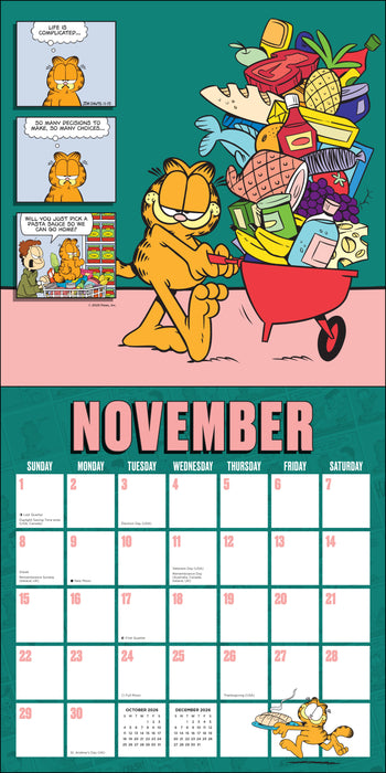Garfield 2026 Square Wall Calendar