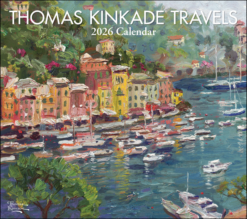 Thomas Kinkade Travels 2026 Deluxe Wall Calendar (Online Exclusive)