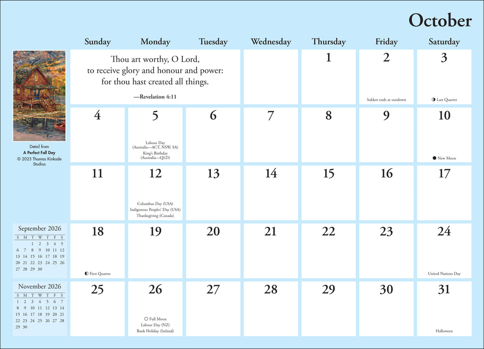 Thomas Kinkade Studios 2026 Pocket Diary