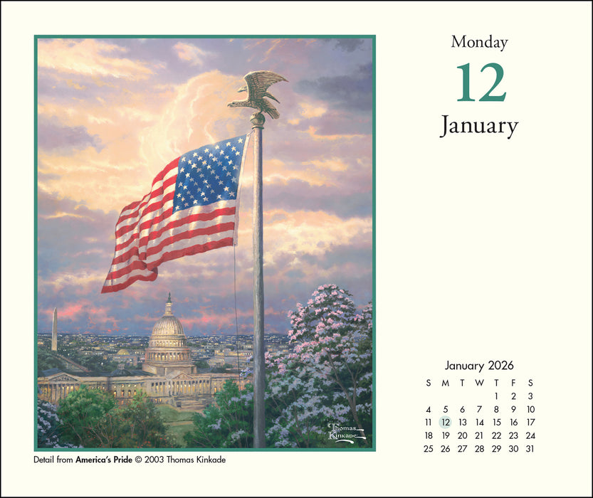Thomas Kinkade Studios 2026 Page-A-Day Calendar