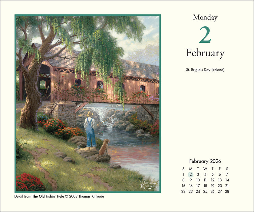 Thomas Kinkade Studios 2026 Page-A-Day Calendar