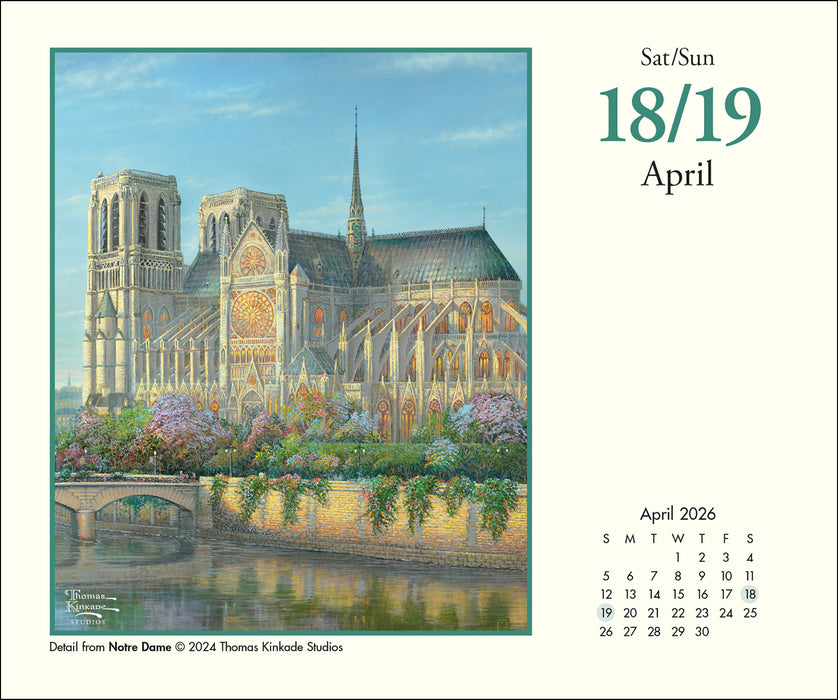 Thomas Kinkade Studios 2026 Page-A-Day Calendar