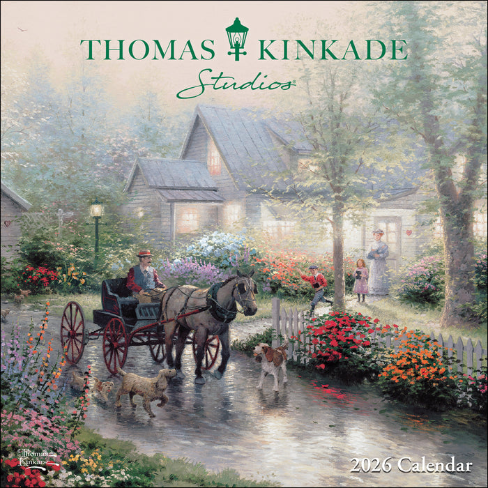 Thomas Kinkade 2026 Mini Wall Calendar