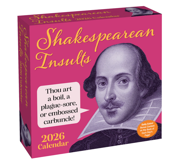 Shakespearean Insults 2026 Page-A-Day Calendar