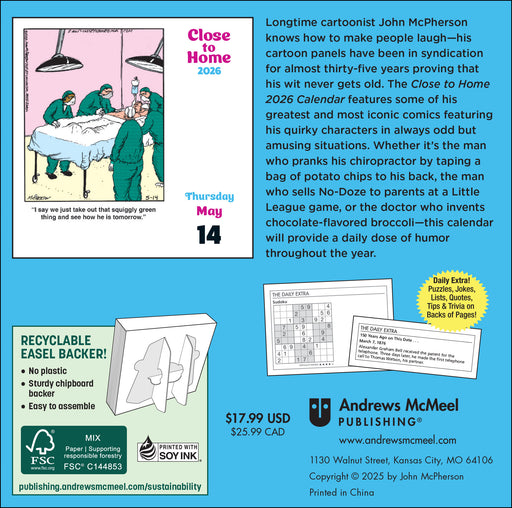 Close to Home 2026 Page-A-Day Calendar