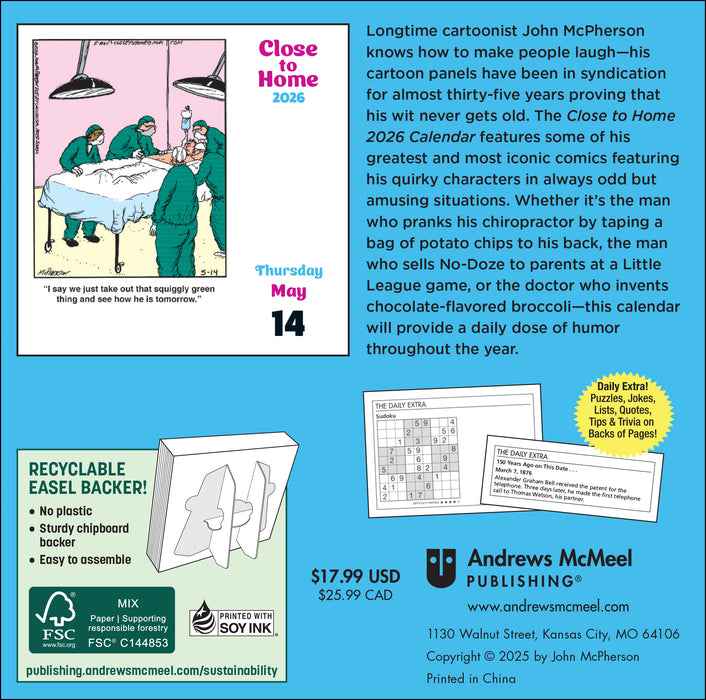 Close to Home 2026 Page-A-Day Calendar