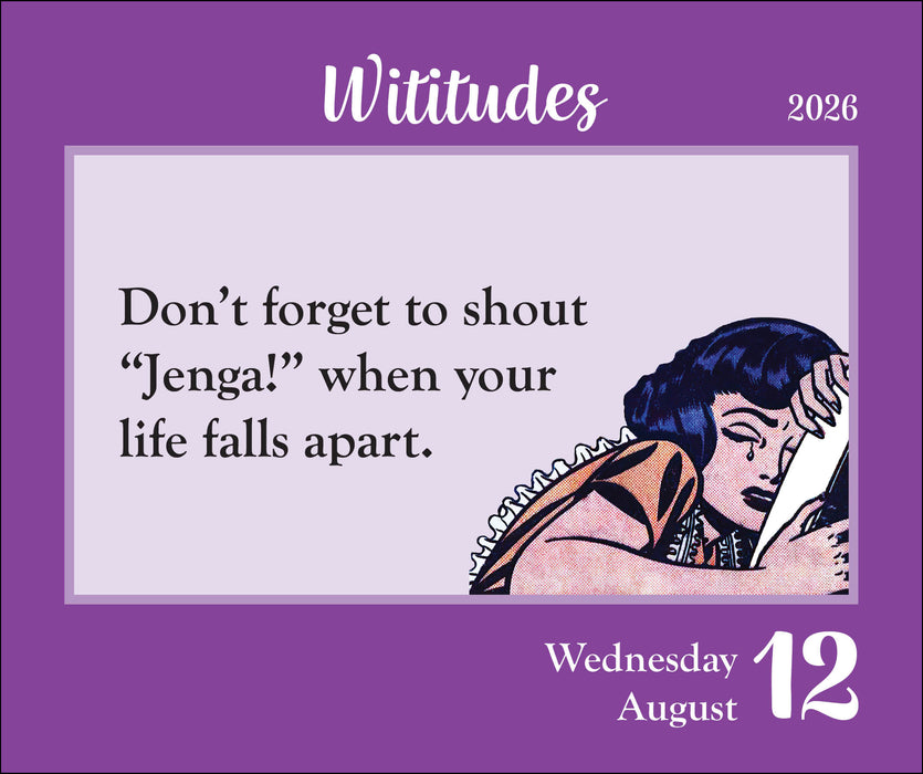Wititudes 2026 Page-A-Day Calendar