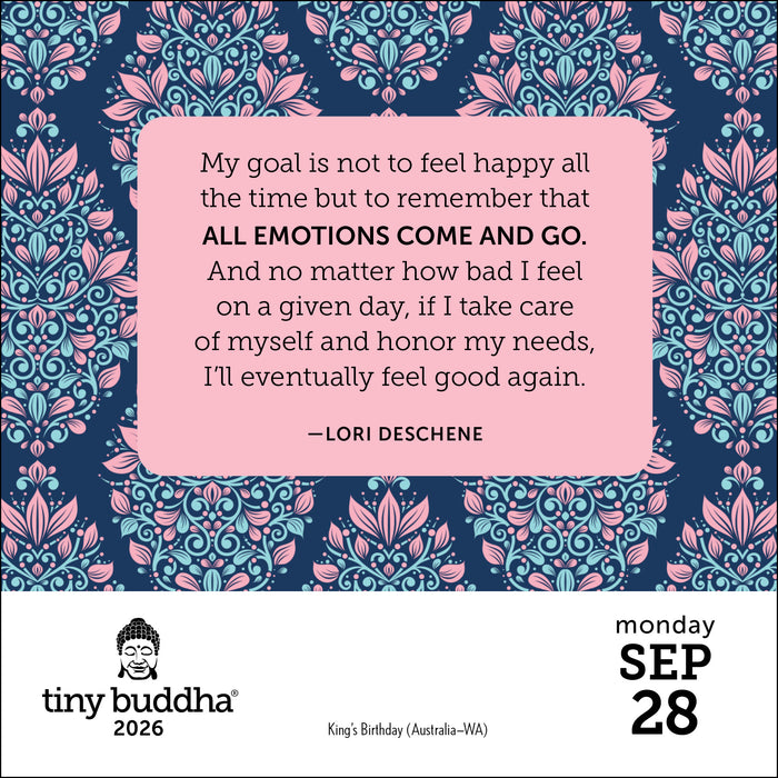 Tiny Buddha 2026 Page-A-Day Calendar (Online Exclusive)
