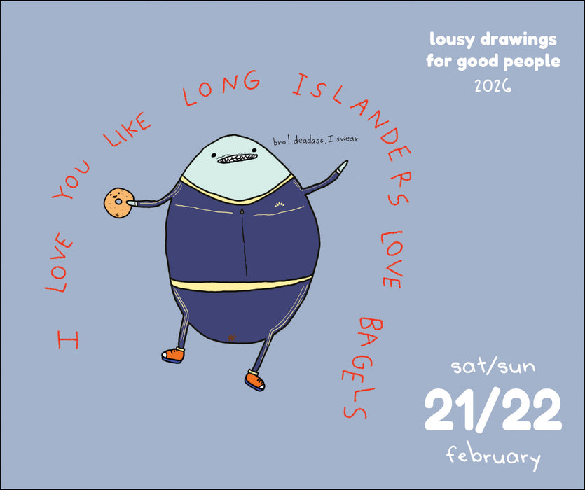 Lousy Drawings For Good People 2026 Page-A-Day Calendar