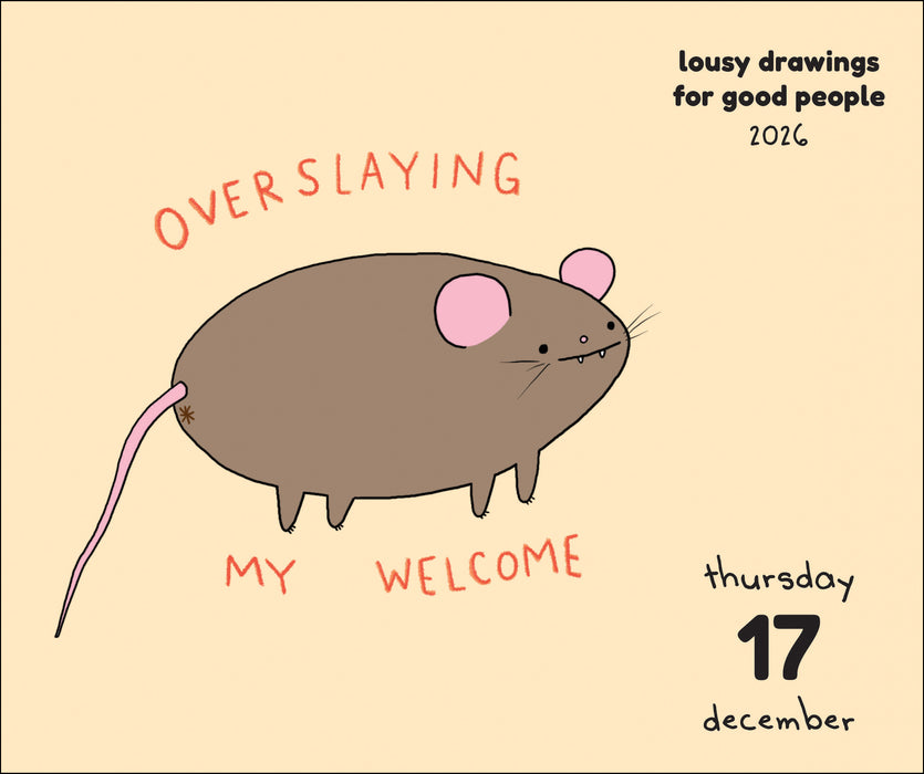 Lousy Drawings For Good People 2026 Page-A-Day Calendar