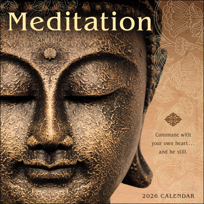Meditation 2026 Square Wall Calendar (Online Exclusive)