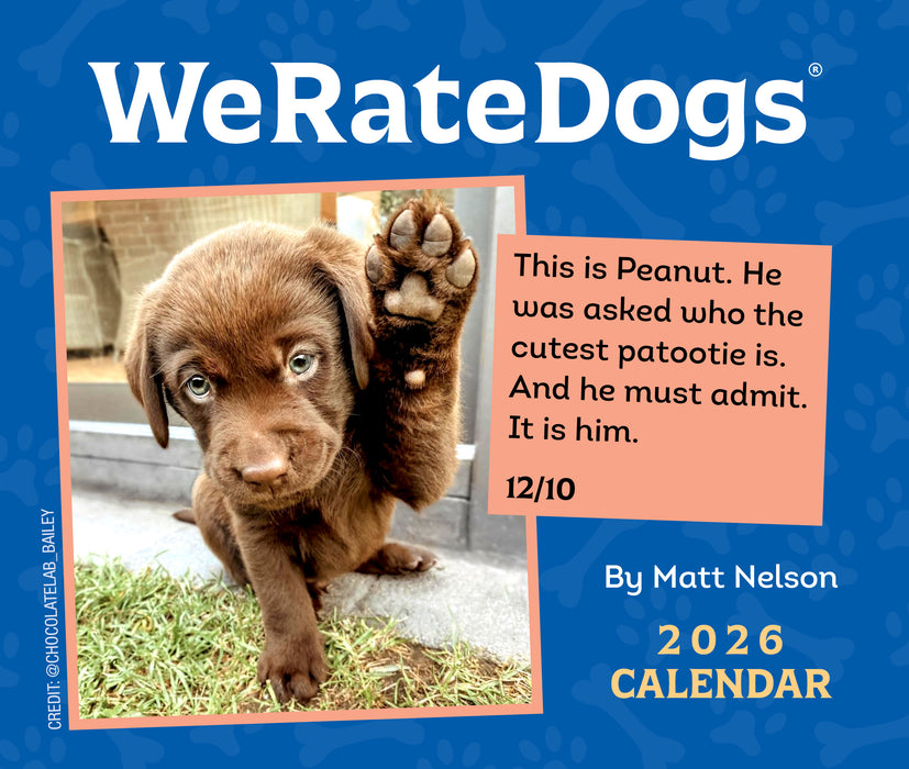 We Rate Dogs 2026 Page-A-Day Calendar