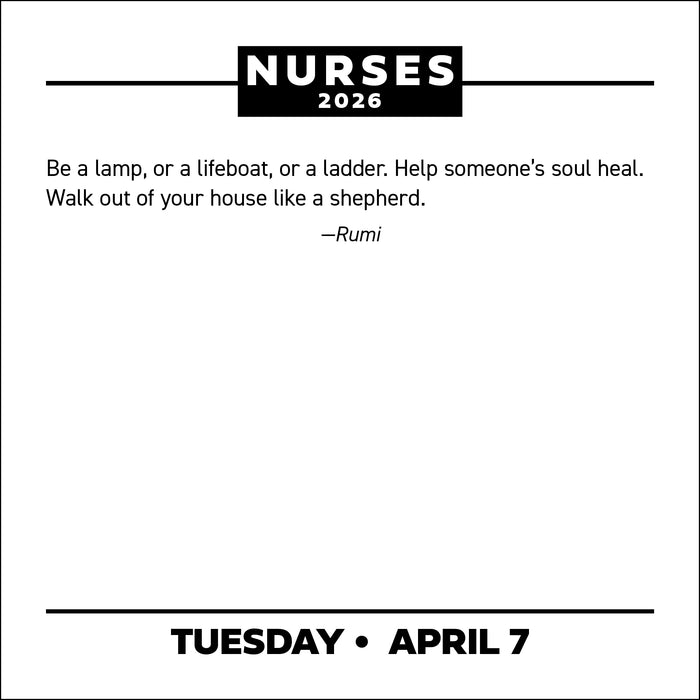 Nurses 2026 Page-A-Day Calendar