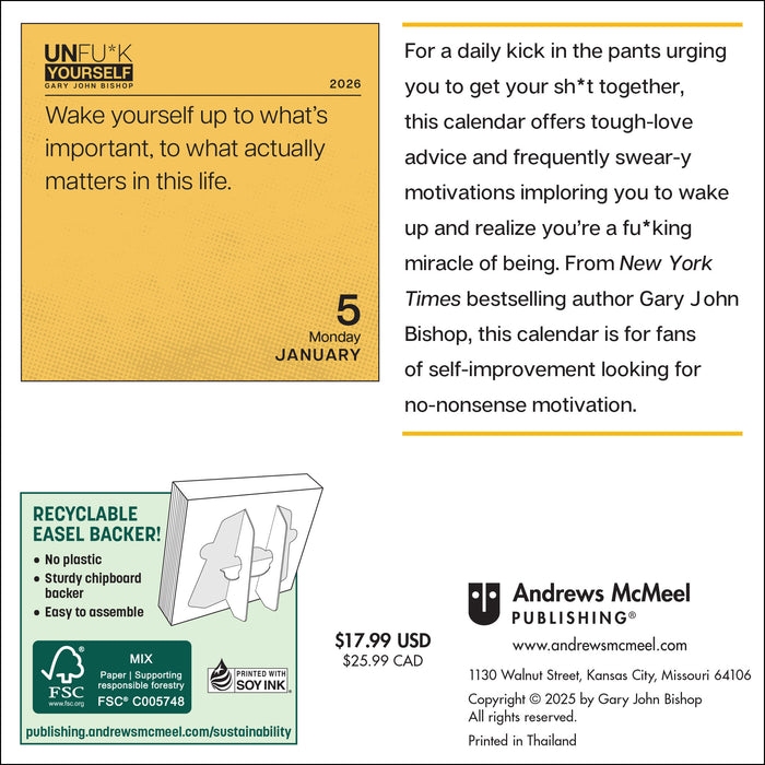 Unfu*k Yourself 2026 Page-A-Day Calendar