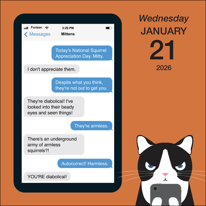 Texts from Mittens the Cat 2026 Page-A-Day Calendar