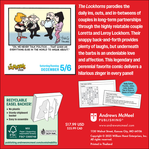 Lockhorns 2026 Page-A-Day Calendar
