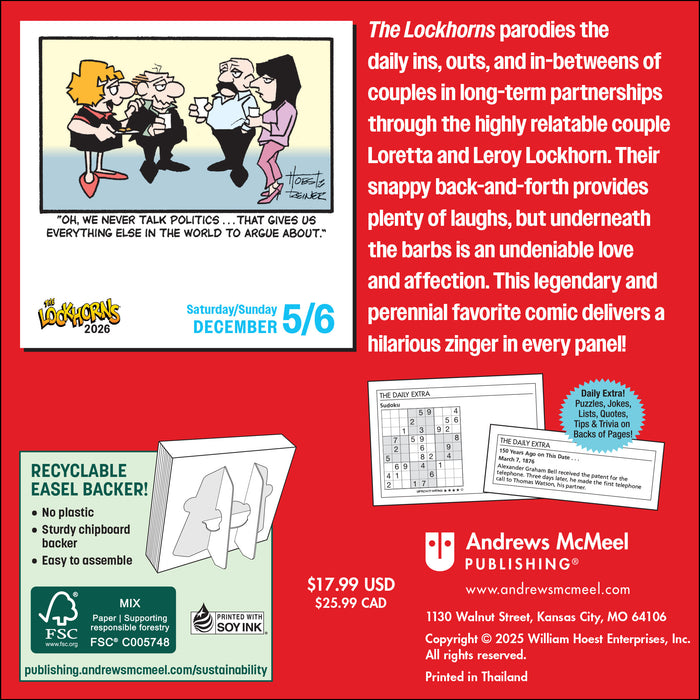 Lockhorns 2026 Page-A-Day Calendar