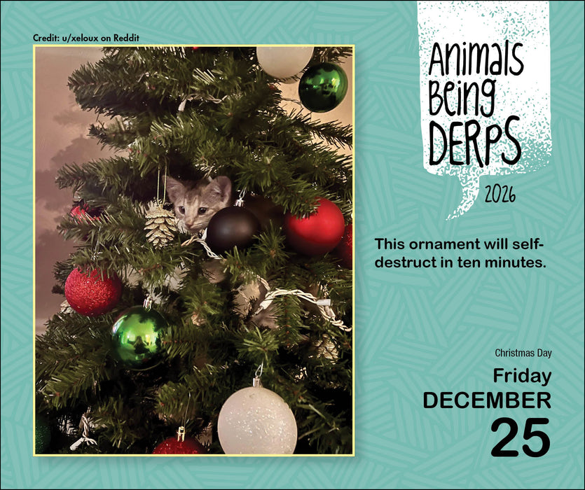 Animals Being Derps 2026 Page-A-Day Calendar