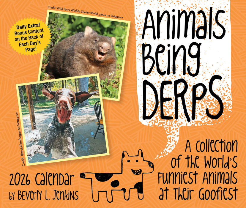 Animals Being Derps 2026 Page-A-Day Calendar