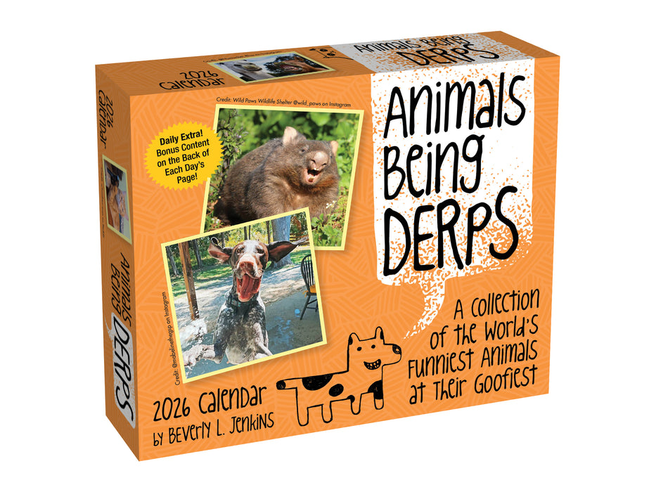 Animals Being Derps 2026 Page-A-Day Calendar