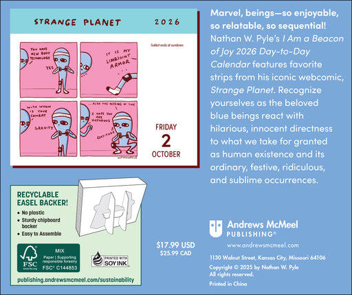 Strange Planet 2026 Page-A-Day Calendar