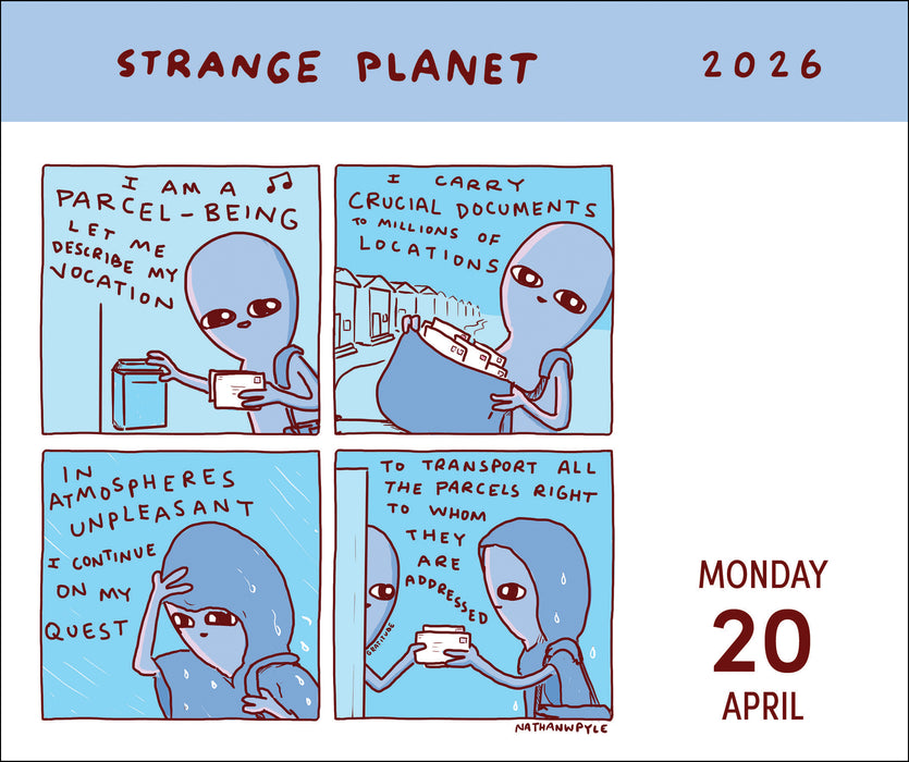 Strange Planet 2026 Page-A-Day Calendar