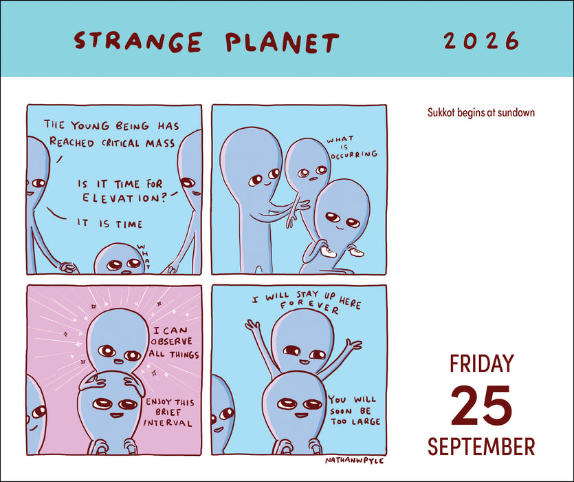 Strange Planet 2026 Page-A-Day Calendar