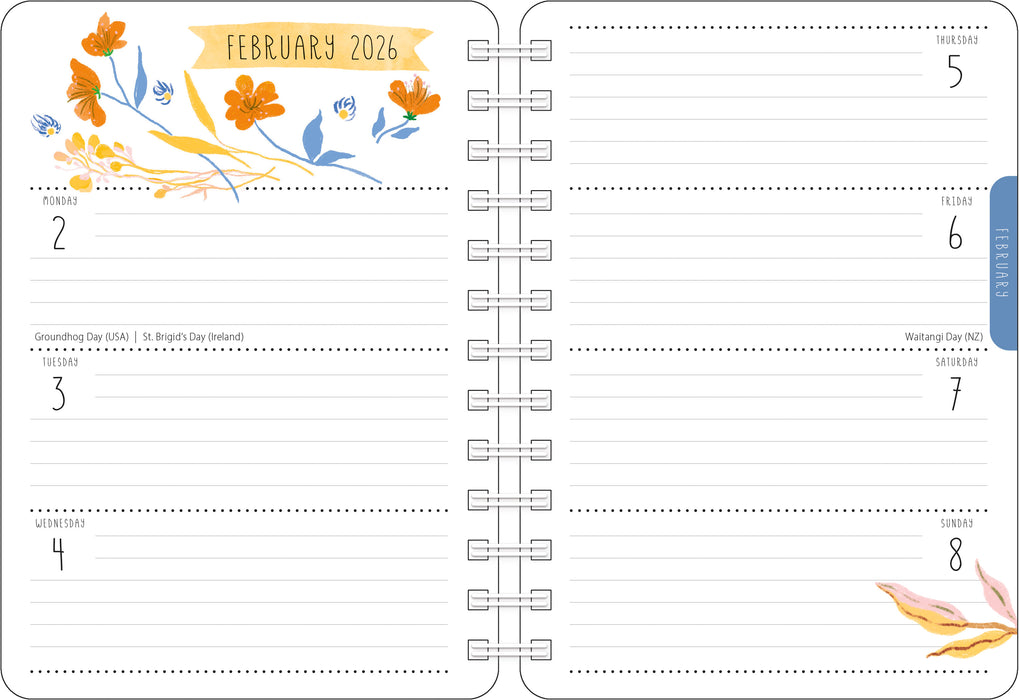 Meera Lee Patel 2026 Weekly Diary