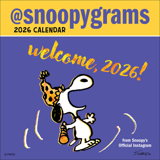 Peanuts Snoopygrams 2026 Mini Wall Calendar